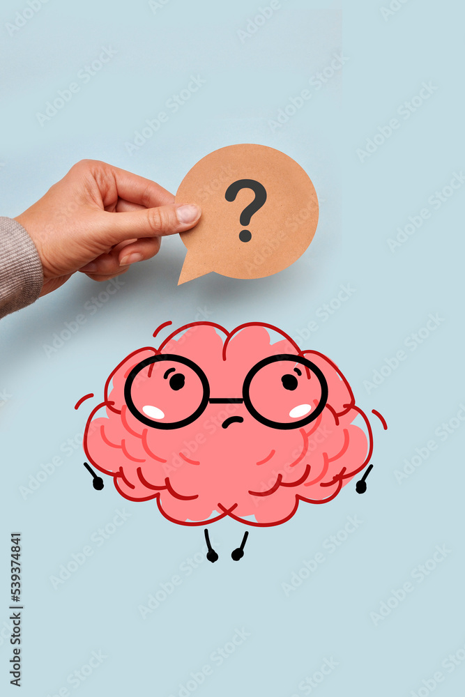 Poster the question is in the human brain. the emergence of problems and tasks in humans