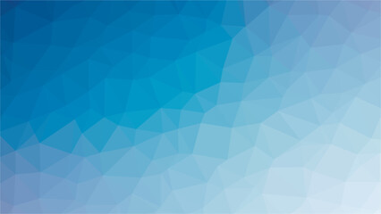 Blue polygon pattern. Low poly design. Vector illustration
