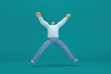 human, posing, clothes, fashion, toy, rendering, illustrator, 3d, caucasian, casual, handsome, cheerful, fitness, adult, smile, male, lifestyle, positive, model, style, runner, go, jumper, movement,
