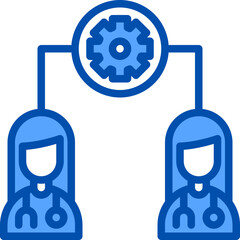 Doctor_1 blue outline icon