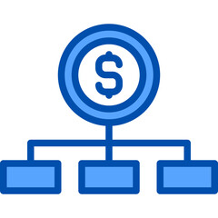 Business filled outline icon