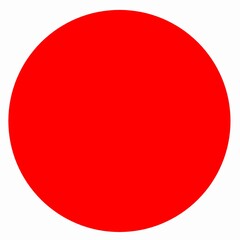 Red circle icon , red round shape icon 