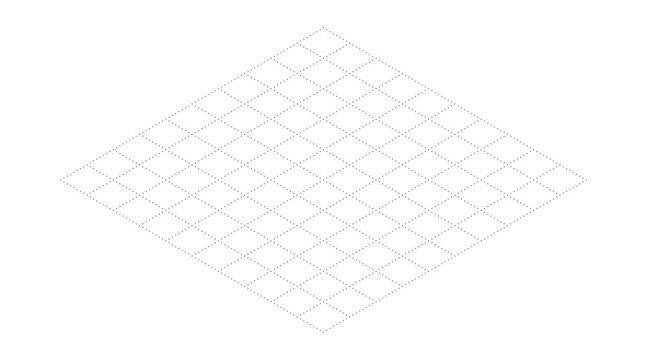 Isometric grid dot line background. Outline isometric template pattern. Hexagon and triangles line plan texture. Vector  on white background.
