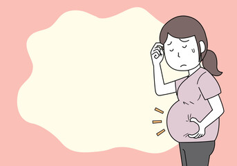 お腹の肉を気にする女性
