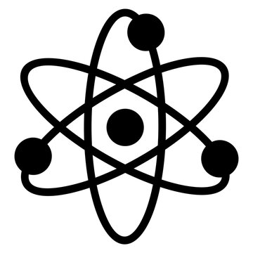 recommend clip art: glyph, silhouette, fill, nuclear,physics,atom,atomic,electron icon