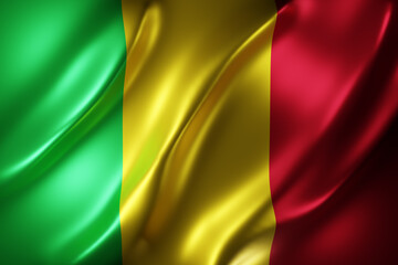  Mali 3d flag
