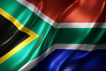  South Africa 3d flag - 539388646