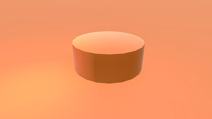 orange round space 