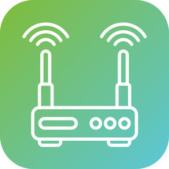 Wifi Router Icon Style