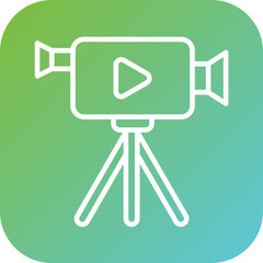 Video Camera Icon Style
