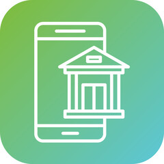 Mobile Banking Icon Style