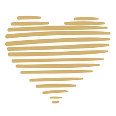 Hand drawn custom heart