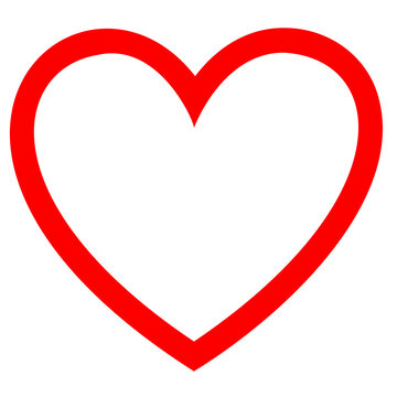 Heart shape. Like icon. Social media icon.
