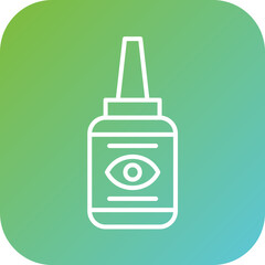 Eye Drop Icon Style