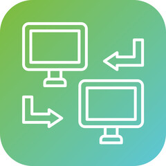 Data Transfer Icon Style