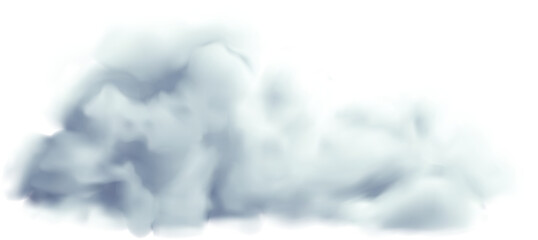 White Cloud  isolated on transparent background