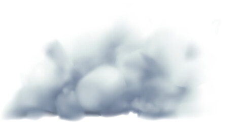 White Cloud  isolated on transparent background