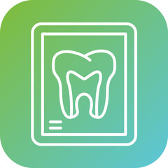 Tooth Xray Icon Style