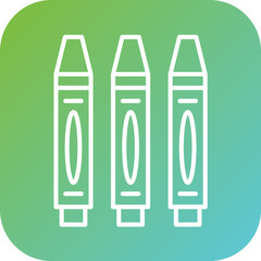 Pencil Crayon Icon Style