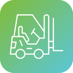 Forklift Icon Style