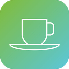 Tea Cup Icon Style