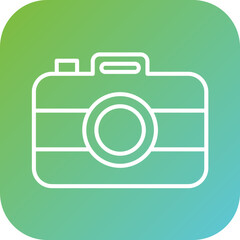 Photo Camera Icon Style