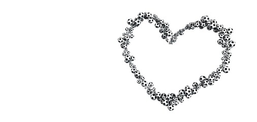 Fußball Herz Banner