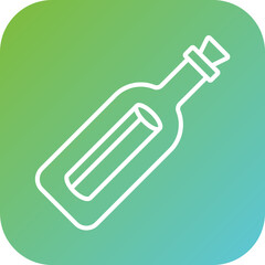 Message in a Bottle Icon Style