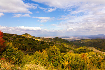 Plakat Bulgarian Rhodope mountains fall scene 