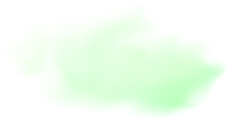 Green realistic cloud. Fluorescent Halloween fog transparent illustration - 539397297