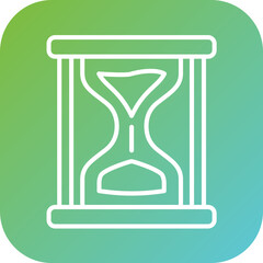 Sand Clock Icon Style