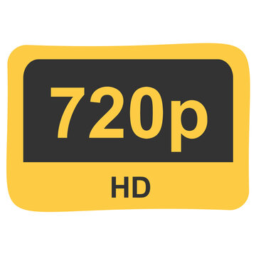 HD 720p Video or screen resolution