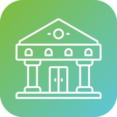 Fototapeta premium Museum Icon Style