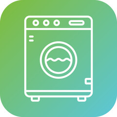 Washing Machine Icon Style