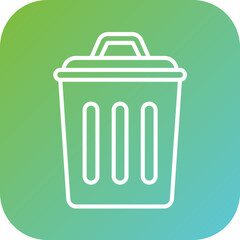 Trash Can Icon Style