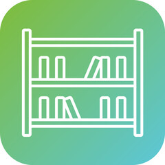 Bookshelf Icon Style