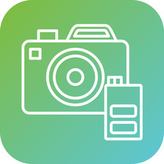 Camera Battery Icon Style
