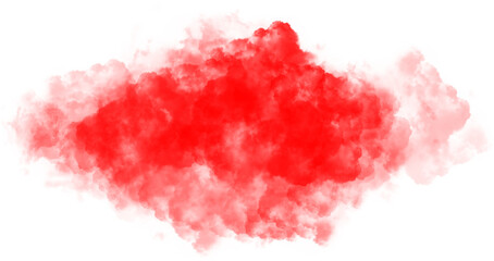 red cloud effect explosion graphic effect