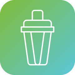 Cocktail Shaker Icon Style
