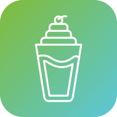 Cream Soda Icon Style
