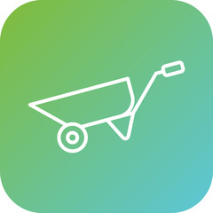 Wheelbarrow Icon Style
