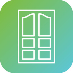 Room Door Icon Style