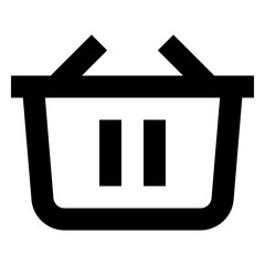 Icon Shopping Cart With Style Outline