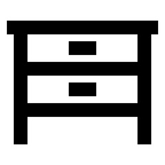 Fototapeta premium Icon Furniture With Style Outline