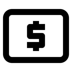 Icon Money With Style Outline