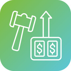 Auction Fundraiser Icon Style