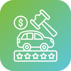 Car Auction Icon Style