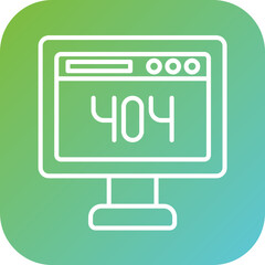 Error 404 Icon Style