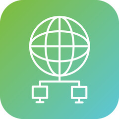 Global Network Icon Style