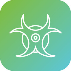 Bio Hazard Icon Style
